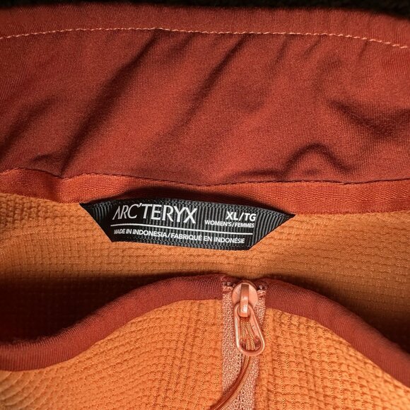 Arc’teryx Delta LT Zip Neck Polartec Waffle Fleece Womens XL Half 1/2 Zip Jacket - Picture 4 of 14